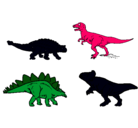 Dibujo Dinosaurios de tierra pintado por hjfyrbkdtfnfvkc