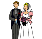Dibujo Marido y mujer III pintado por LOLA
