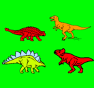 Dibujo Dinosaurios de tierra pintado por ANGELO