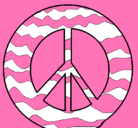 Dibujo Símbolo de la paz pintado por chuchi