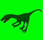 Dibujo Velociraptor II pintado por salomon