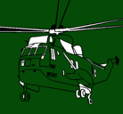 Dibujo Helicóptero al rescate pintado por ferdo