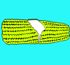Dibujo Mazorca de maíz pintado por LULU
