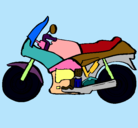 Dibujo Motocicleta pintado por vicente