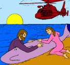 Dibujo Rescate ballena pintado por fer