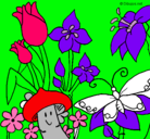 Dibujo Fauna y flora pintado por monserrat