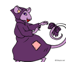 Dibujo La ratita presumida 7 pintado por analily