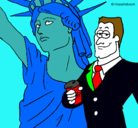 Dibujo Estados Unidos de América pintado por Richy