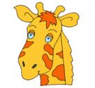 Dibujo Cara de jirafa pintado por chepis