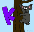 Dibujo Koala pintado por brinquita