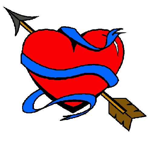 Dibujo de Corazón con flecha pintado por Corazon en  el día  02-10-10 a las 18:12:26. Imprime, pinta o colorea tus propios dibujos!