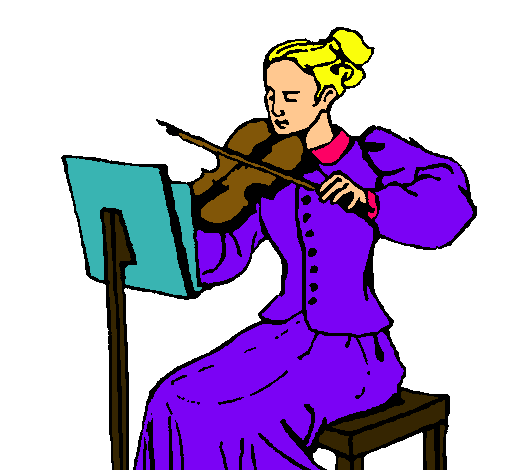 Dama violinista