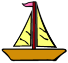 Dibujo Barco velero pintado por katherine