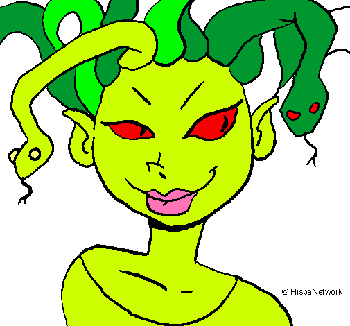 Mujer medusa