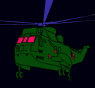 Dibujo Helicóptero al rescate pintado por duvancruz