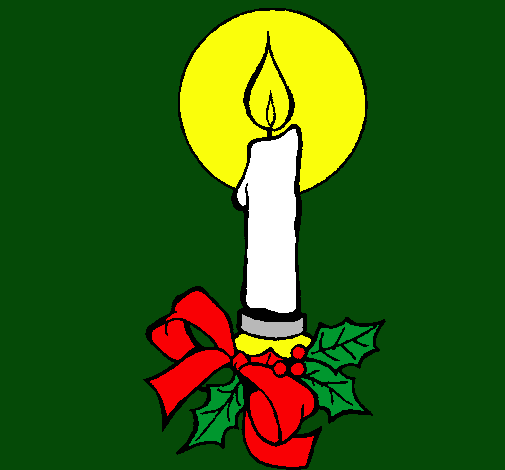 Vela de navidad