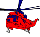 Dibujo Helicóptero al rescate pintado por agustinbarrera