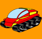 Dibujo Nave tanque pintado por tractorjoseandres