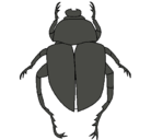 Dibujo Escarabajo pintado por marta