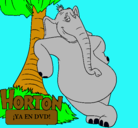 Dibujo Horton pintado por jordan