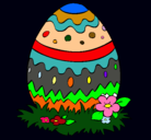 Dibujo Huevo de pascua 2 pintado por ironman