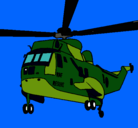 Dibujo Helicóptero al rescate pintado por Manfred
