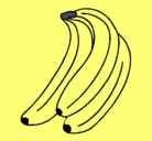Dibujo Plátanos pintado por Fiona2