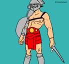 Dibujo Gladiador pintado por Aaron