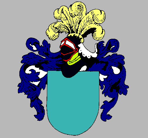 Escudo de armas y casco