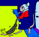 Dibujo La ratita presumida 1 pintado por ZoP.