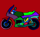 Dibujo Motocicleta pintado por emanuelparapapa