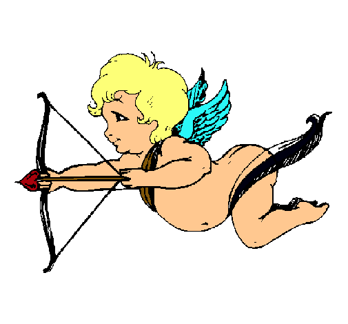 Cupido volando