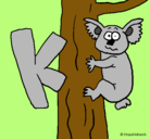 Dibujo Koala pintado por LEO