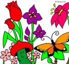Dibujo Fauna y flora pintado por MARIA