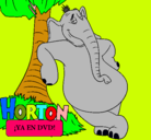 Dibujo Horton pintado por anyi
