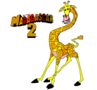 Dibujo Madagascar 2 Melman pintado por isabellaferrarimariavaler