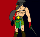 Dibujo Gladiador pintado por MARCO