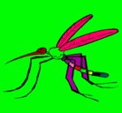 Dibujo Mosquito pintado por santosymiguel