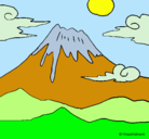 Dibujo Monte Fuji pintado por Ariadna_Montalvo