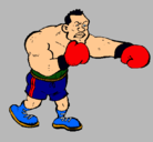 Dibujo Boxeador pintado por juan