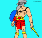 Dibujo Gladiador pintado por ElmeJORpintando