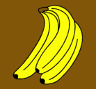 Dibujo Plátanos pintado por hector