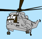 Dibujo Helicóptero al rescate pintado por alexis