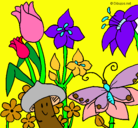 Dibujo Fauna y flora pintado por jajaja