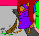 Dibujo La ratita presumida 1 pintado por mailen