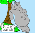 Dibujo Horton pintado por constanza
