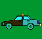 Dibujo Taxi pintado por sonic
