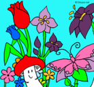 Dibujo Fauna y flora pintado por camila