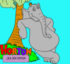 Dibujo Horton pintado por Francisco