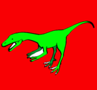 Dibujo Velociraptor II pintado por nachi